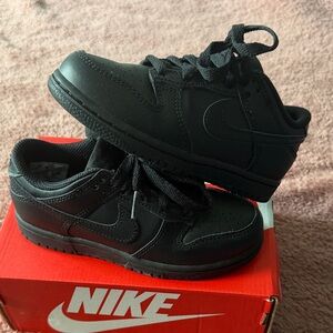Nike Kids All-Black Sneakers